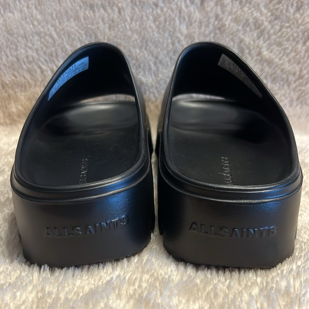 ALL SAINTS Eclipse Flatform Logo Slides - Picture 4 of 13